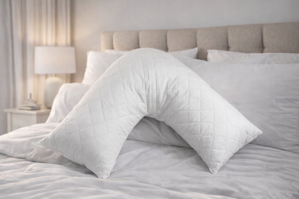 Premium Orthopedic V-Shaped pillow.