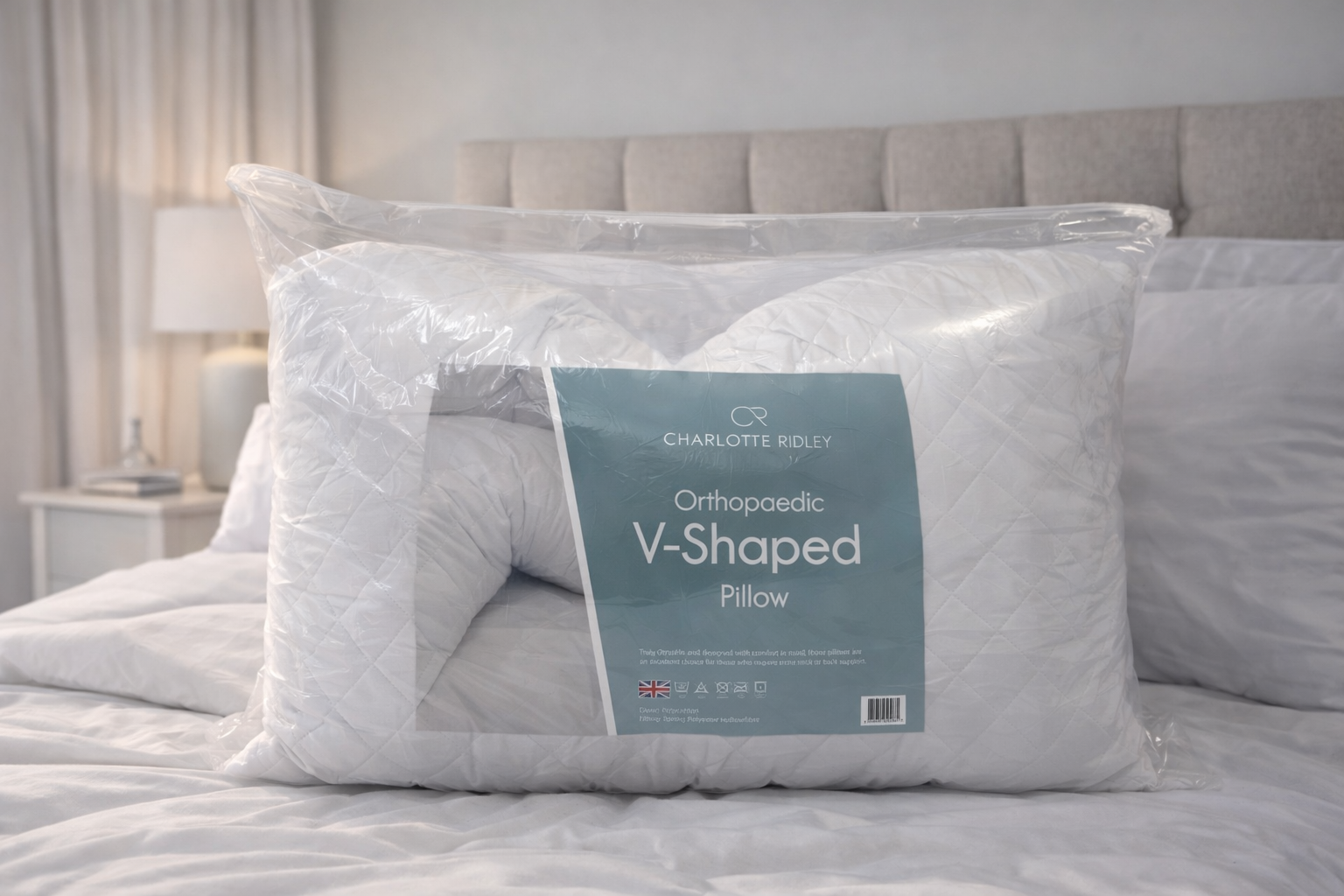 Premium Orthopedic V-Shaped pillow.